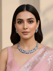 Traditional Rajasthani Meenakari Hasli Necklace Set For Women - Ethnic Jewellery Set