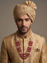 Designer Layered Beaded Dulha Sherwani Mala For Grooms | Grooms Jewellery For Sherwani