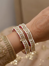 Elegant Gold Plated Polki Kundan Bangles For Women - Wedding & Festive Wear Bangles