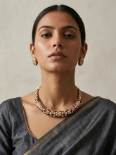 Traditional Rajasthani red Meenakari Hasli Necklace Set For Women - Ethnic Jewellery Set