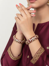 Exquisite Kundan Bangles For Women With Enamel – Royal Rajasthani Kundan Meenakari Bangles