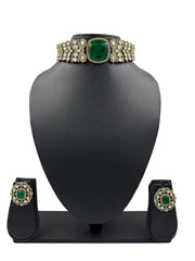 Modern Look Antique Victorian Jewellery Choker Necklace Set for weddings and parties