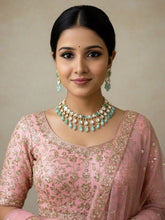 Vedika Stunning Kundan Polki Party Wear Necklace Set