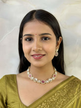 Tanvi Modern Look Short Polki Kundan Party Wear Necklace Set For Women