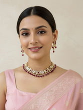 Stylish Kundan Necklace Set With Pearls - Traditional Indian Kundan Jewelry Set