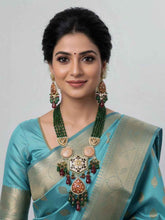 Designer Handcrafted Multi Color Meenakari Long Necklace Set By Gehna Shop
