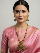 Traditional Artificial Antique Golden Lakshmi Devi Temple Jewellery Set