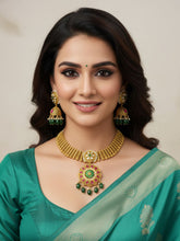 Meher Unique Indian Artificial Antique Golden Necklace Set