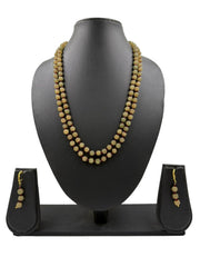 Double Layered Gemstone Jade Pastel Green Watermelon Beads Necklace For Women