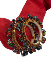 exquisite Designer Blue Meenakari Elephant Kada Bangle