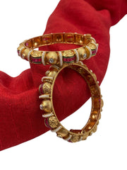 gold-plated designer Antique Bangles | Women Bangles