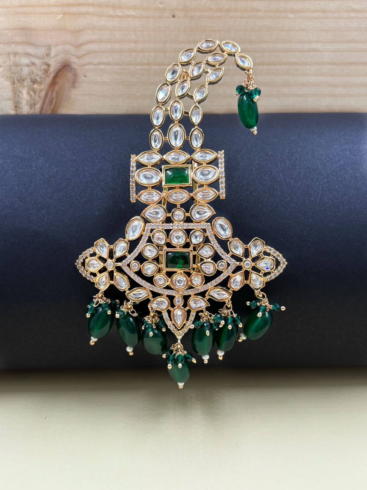 Traditional Kundan Polki Kalangi | Safa and pagdi Kalgi handcrafted with gem stones for royal look