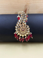 Rajputi Kundan Polki Kalangi For Safa | Kalgi For Turban