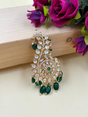 Rajputi Kundan Polki Kalangi For Safa | Kalgi For Turban