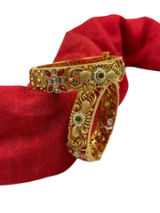 Mayra Antique Artificial Golden Bangles | Designer Women Bangles