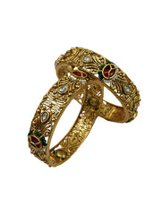 Artificial Openble Gold Kada Bangles | Antique Bangles Online