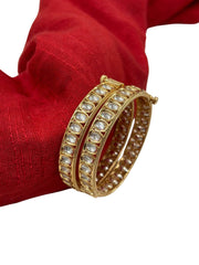 Damini Designer Thin Polki Kada Bangles For Women