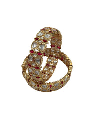 Polki Kundan Bangles