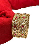 Traditional Artificial Kundan Polki Kada Bangles | Wedding Bangles