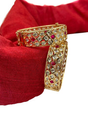 Traditional Artificial Kundan Polki Kada Bangles | Wedding Bangles
