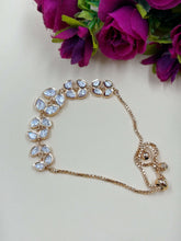 Kundan Polki Bracelet With Adjustable Chain | Girls Bracelet