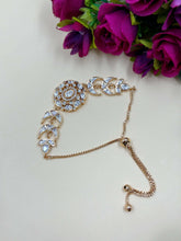 Abhira Polki Bracelet With Adjustable Chain | Girls Bracelet