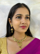 Nayantara Gold Plated Antique Gold Jewellery Necklace Set for women online