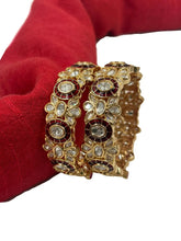 Magnificent Red Kundan Polki Bangles For Women online