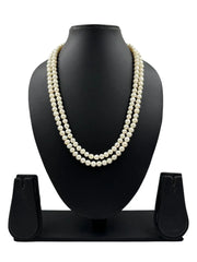 Double Layered Real Fresh Water Pearl Beaded Necklace online for women