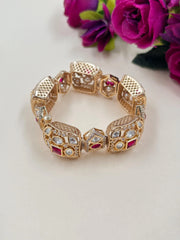 Malti Designer Kundan Gajra Bracelet For Weddings