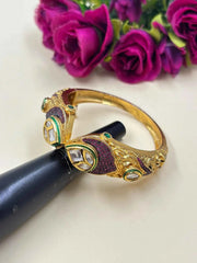 Traditional Party Wear Artificial Antique Kundan Bracelet