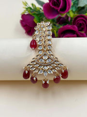 Traditional Polki Kundan Safa Kalangi For Groom | Turban Brooch For Men