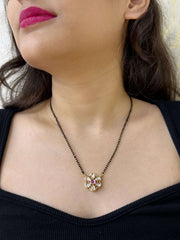 Delicate Kundan Mangalsutra | Lightweight & Elegant Daily Wear Mangalsutra Designs