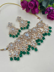 Maharani Bridal Polki Kundan Choker Necklace Set For Women Online