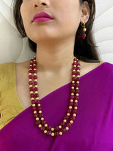 Semi Precious Layered Watermelon Shape Beaded Jewelry Set | Gemstone Beads Jewelry