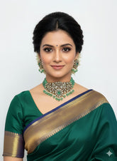 Shivika Antique Victorian Choker With Real Beads By Gehna Shop