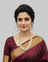 Shivali Uncut Polki Kundan Short Necklace For Weddings By Gehna Shop