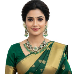 Akira Antique Victorian Elephant Jewelry Necklace Set For Women