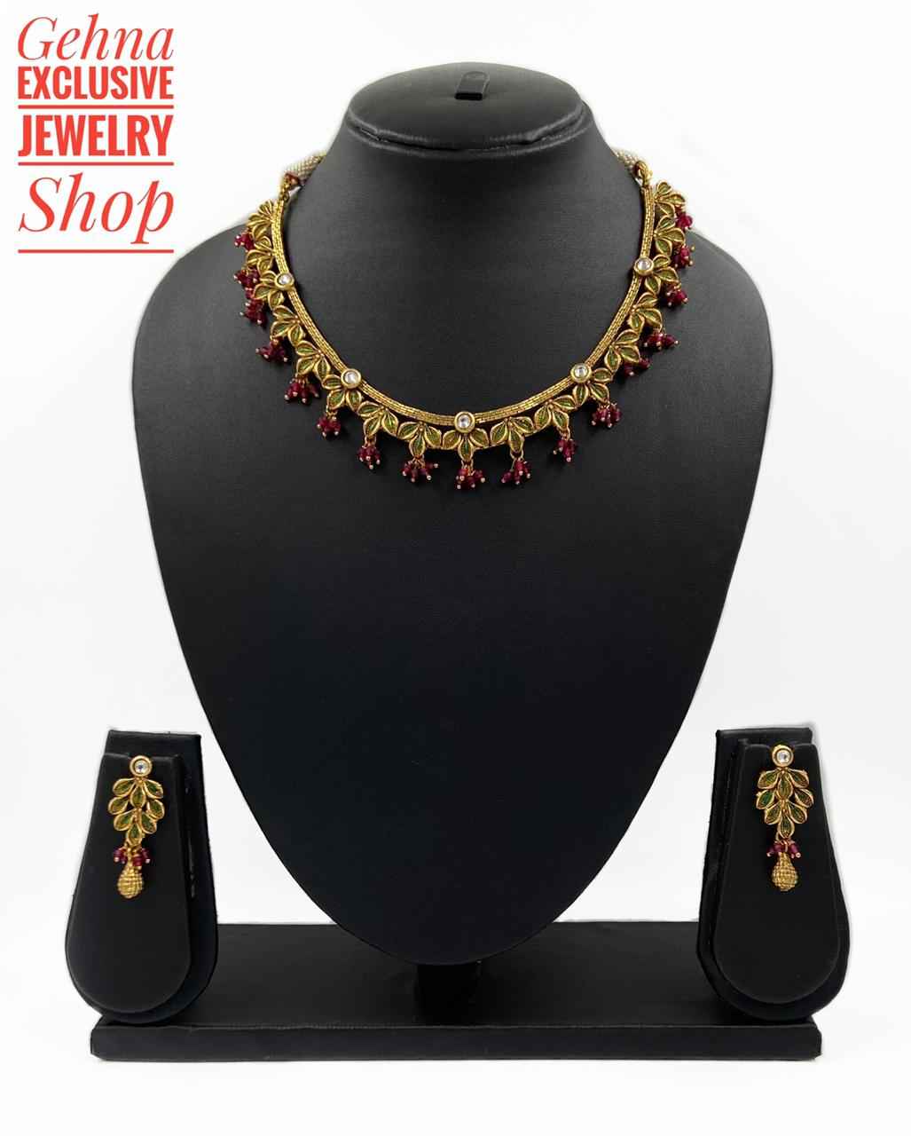Antique Golden Necklace Set