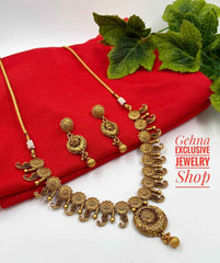 Antique Golden Necklace Set