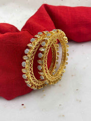 CZ Diamond Pacheli Bangles For Women By Gehna Shop