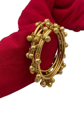 Designer Golden Ghungroo Bangles By Gehna Shop (Set Of 4) Antique Golden Bangles