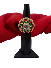 Designer High Quality Jadau Adjustable Kundan Finger For Women