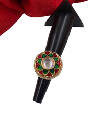 Designer High Quality Jadau Adjustable Kundan Finger For Women