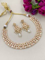 Designer High Quality Meenakari And Kundan Wedding Necklace Set For Women