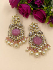 Designer Long Victorian Polki Earrings For Girls By Gehna Shop Earrings