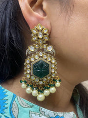 Designer Long Victorian Polki Earrings For Girls By Gehna Shop Earrings
