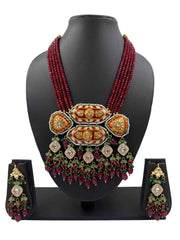 Designer Modern Look Meenakari Bridal Jewellery Necklace Sets