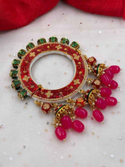 Designer Rajasthani Multi Color Meenakari Pacheli Openable Kada For Women(1pc)