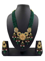 Designer Statement Look Meenakari Jewellery Necklace Set By Gehna Shop